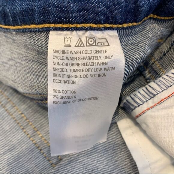 G by Giuliana Skinny Jeans Raw Hem Red Stripe Size 18W - Picture 8 of 9